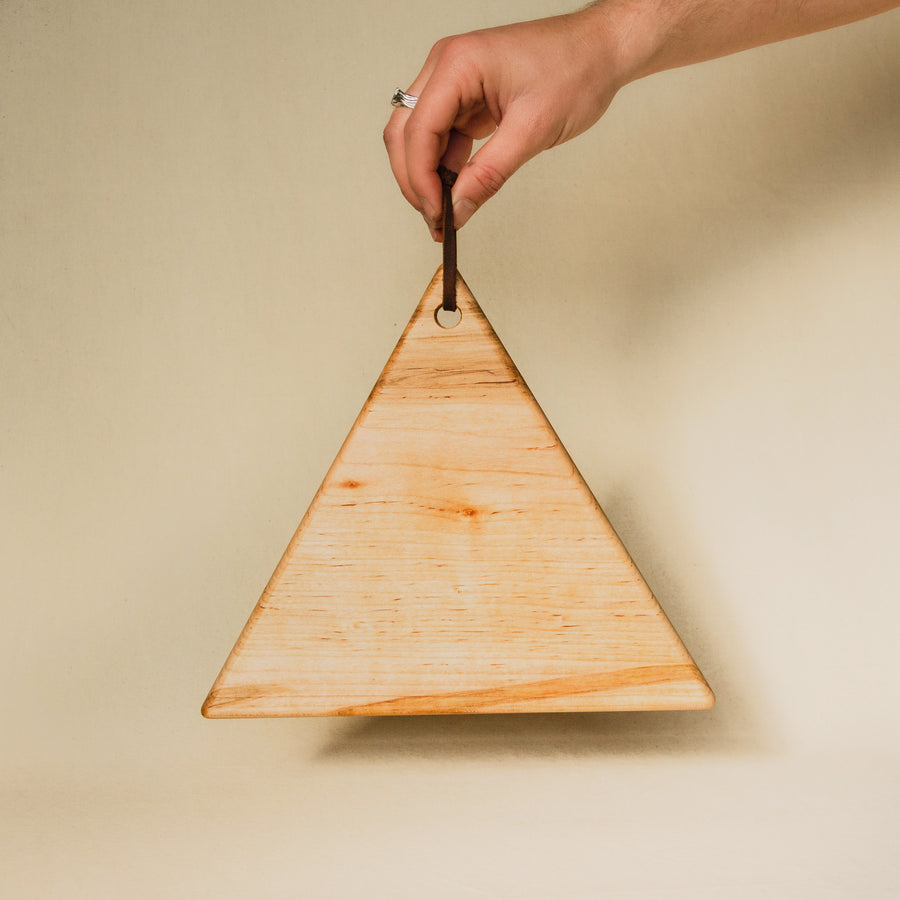 Wooden Triangle Cutting Board