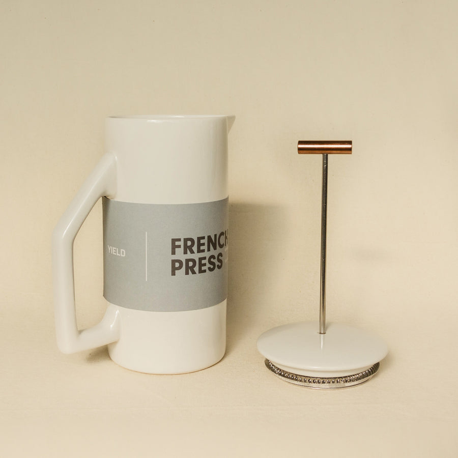 Yield Ceramic French Press - Sand